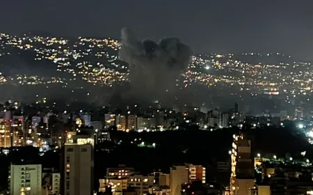 غارة على الضاحية