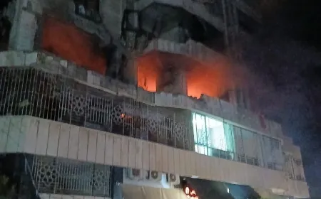 صورة مباشرة من مكان الإستهداف في الباشورة