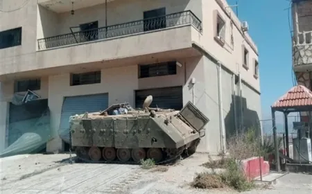 الجيش الإسرائيلي يترك مدرّعة في كفركلا!