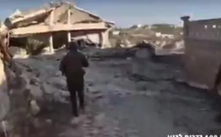 بالفيديو - دخول الجيش الاسرائيلي الى كفركلا وتفتيشه المنازل (2)