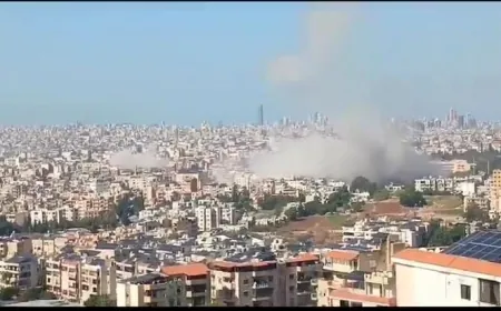 بالفيديو - غارات إسرائيلية تستهدف المنطقة الواقعة بين حي الجامعة والليلكي في الضاحية الجنوبية لبيروت