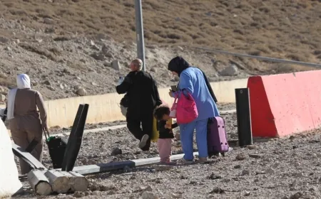 حركة طبيعية على الحدود اللبنانية – السورية