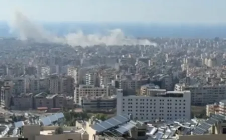 بالفيديو - مشاهد من الغارات العنيفة على الضاحية الجنوبية