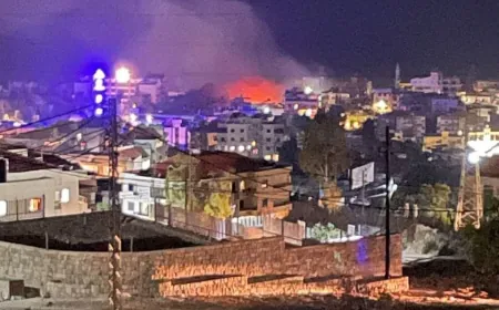 غارة على الجية