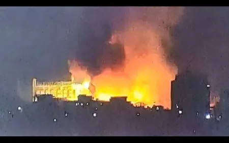 بالفيديو - غارة في محيط محطة ⁧‫توتال‬⁩ على طريق ⁧‫المطار‬⁩