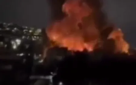 بالفيديو - انفجار ضخم يهز الضاحية الجنوبية لبيروت بعد غارة عنيفة.