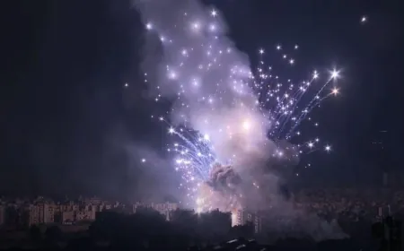 بالفيديو و الصور -انفجار ضخم في مكان الغارة الإسرائيلية التي استهدفت الضاحية الجنوبية