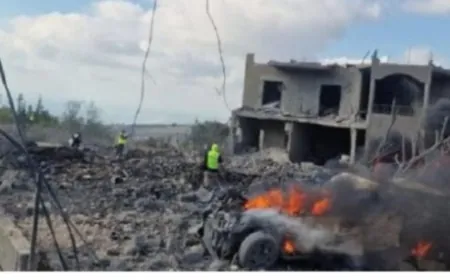 إستهداف مركز إطفاء في برعشيت… وسقوط ضحايا