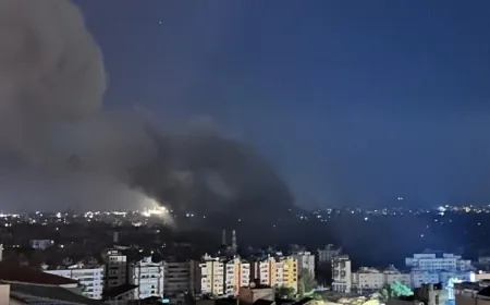 استهداف المبنى المهدد في ‎الكفاءات