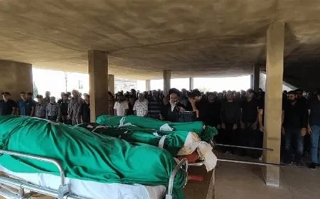 الخضر شيّعت شهداء العدوان الإسرائيلي