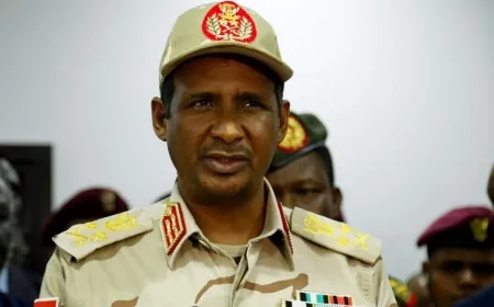 قائد الدعم السريع في السودان يتهم مصر بالمشاركة في ضربات جوية على قواته