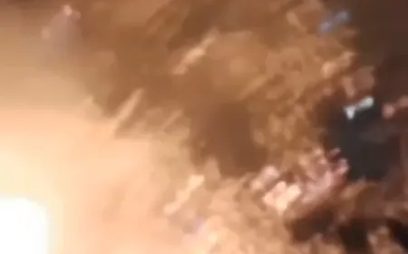 بالفيديو -تدمير بناية سكنية بالكامل في العاصمة بيروت