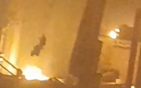 بالفيديو -اثار الغارة على طريق الكيال بعلبك