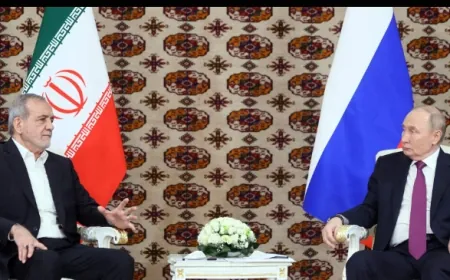 بزشكيان قبل دعوة من بوتين لزيارة روسيا