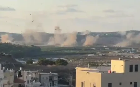 بالفيديو - سقوط صوا.ريخ من لبنان قرب بلدتي شعب وكابول وخلف المنطقة الصناعية "بار ليف"