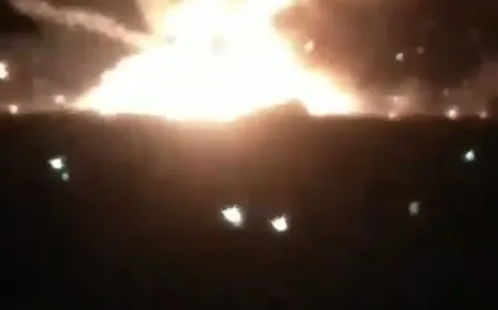 بالفيديو -غا.را.ت اسرا.ئيلية تستهدف طريق رياق بعلبك.