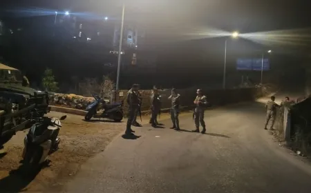 هذا ما حصل ليل أمس في ابي سمراء وعند طريق المنار