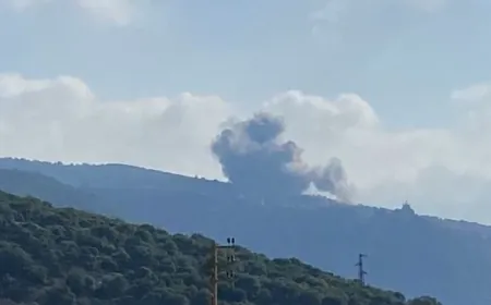 بالفيديو -لأول مرة تم قصف ديربلا منطقة في شمال لبنان تتبع للبترون