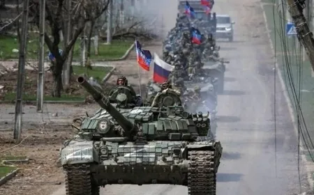 روسيا تعلن السيطرة على بلدة في شرق أوكرانيا