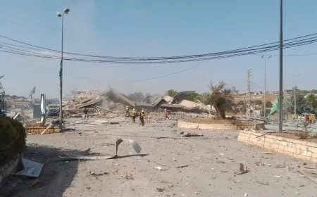 غارة إسرائيلية استهدفت دوار كفرتبنيت