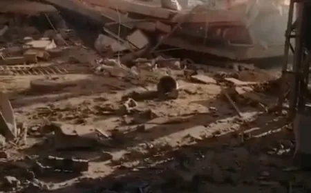 بالفيديو - مشاهد الدمار الكبير وسط بلدة شبعا.