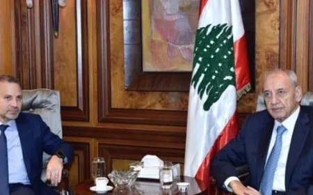 وصول رئيس التيار الوطني الحر النائب جبران باسيل الى عين التينة للقاء الرئيس نبيه بري