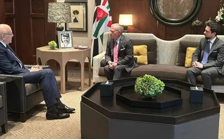 لبنان ميقاتي التقى ملك الأردن عبدالله الثاني في عمان