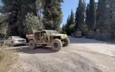 بالفيديو- الجيش الإسرائيلي يسحب منصّات صواريخ تابعة لحزب الله في جنوب لبنان