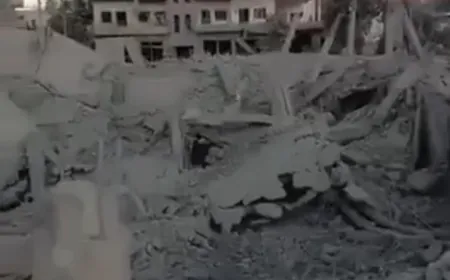 بالفيديو - دمار كبير جراء العد/وان الإسرائيلي على بلدة علي النهري