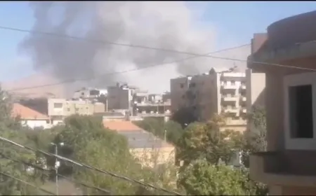 بالفيديو - مشاهد من الغارة التي إستهدفت حي العسيرة في بعلبك