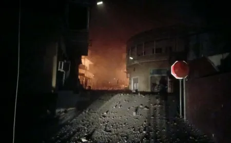 بالفيديو - من مكان الغارات التي استهدفت بلدة قانا ومعلومات عن وقوع إصابات