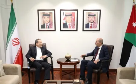 الصفدي استقبل عراقجي: وقف العدوان الإسرائيلي على غزة ولبنان هو الخطوة الأولى نحو خفض التصعيد