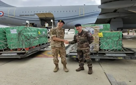 مساعدات طبية فرنسية تصل لبنان