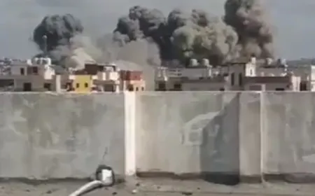 بالفيديو -‏غارة عنيفة استهدفت برج الشمالي