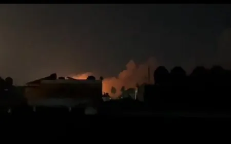 بالفيديو - غارة عنيفة على صور