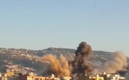 بالفيديو - مشاهد من الغارة الأخيرة على الضاحية الجنوبية