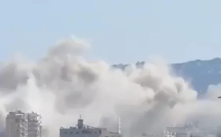 سلسلة غارات اسرائيلية على حوش صور