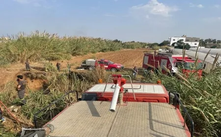 ما جديد إخماد حريق الربوة – بيت مسك – نابيه؟