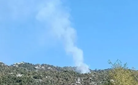 إسرائيل تستهدف جرود قضاء جبيل بِـ4 صواريخ