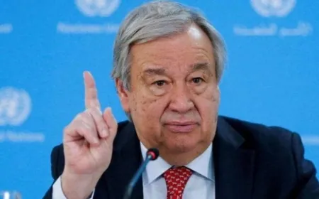 غوتيريش: لبذل كل الجهود الممكنة لمنع حرب شاملة بالشرق الاوسط والعودة لنهج الدبلوماسية