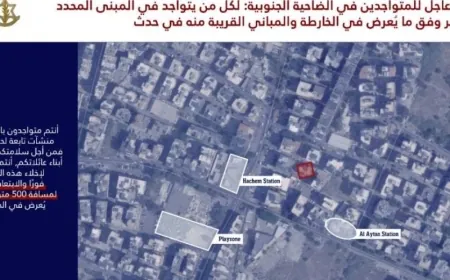 مجدداً.. الجيش الإسرائيلي يوجه تحذيراً لسكان مناطق بالضاحية الجنوبية بالإخلاء الفوري