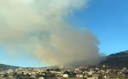 إخماد حريق سيدة الحصن