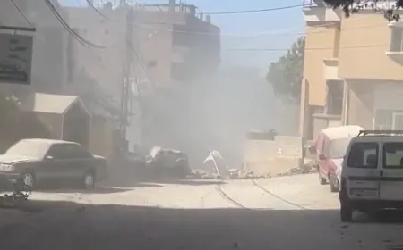 غارة إسرائيلية استهدفت مفرق حي المسلخ في النبطية