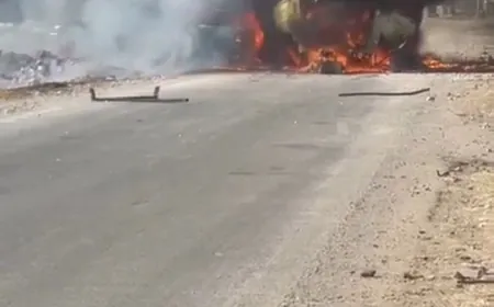 بالفيديو -استهداف سيارة على طريق عام السعيدة حوش بردى غربي بعلبك و سقوط ٣ شهداء