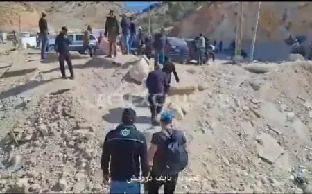 بالفيديو - حركة العبور على نقطة المصنع والسير مسافة طويلة للوصول إلى جديدة يابوس