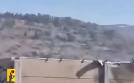حزب الله يستهدف شركة للصناعات العسكرية في بارليف الإسرائيلية