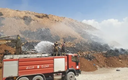 عمليات الإطفاء في أحراج جزين مستمرّة