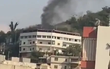 بالفيديو -استهداف سيارة على مفرق عاليه - القماطية