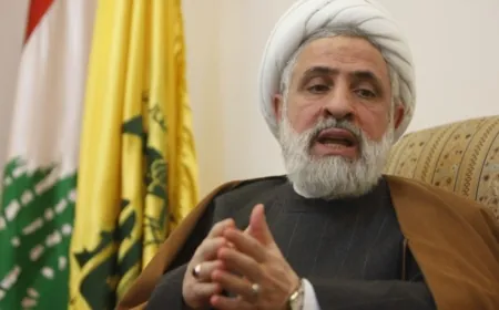 بدء كلمة الأمين العام لحزب الله الشيخ نعيم قاسم