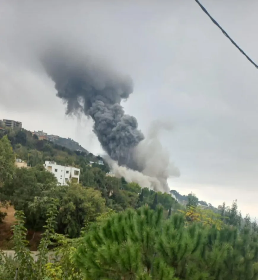 غارة إسرائيلية استهدفت جباع في ‎جنوب_لبنان